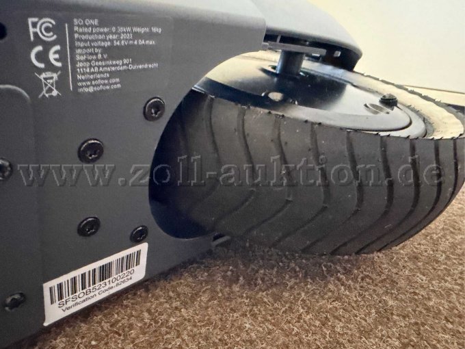 1 E-Scooter, SoFlow SO One, wenig gebraucht, defekt – foto 8 – kavel bij Zoll-Auktion, Pirna