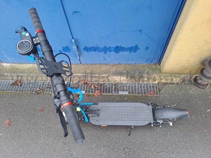 Draufsicht des Scooters
