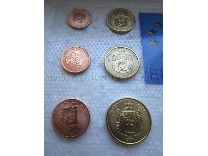 Cent Probemünzen Rückseite
