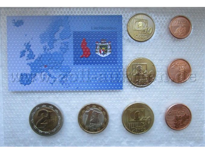 Euro-Probensatz Vorderseite