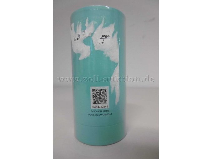 Rückansicht des Auktionsgegenstandes mit Aufkleberresten