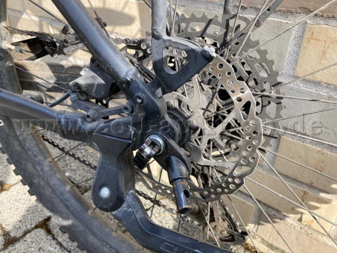 Scheibenbremse hinten