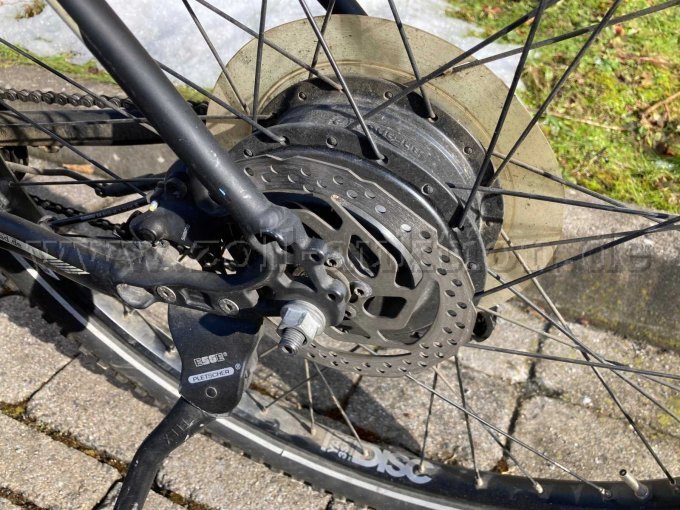 Scheibenbremse hinten