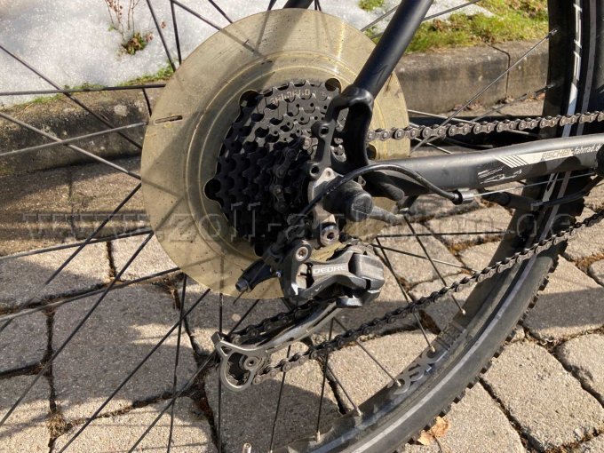 Schaltwerk, Zahnkränze, Kette