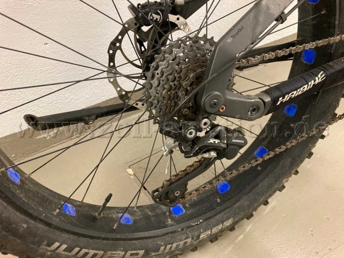 Schaltwerk, Zahnkränze, Kette