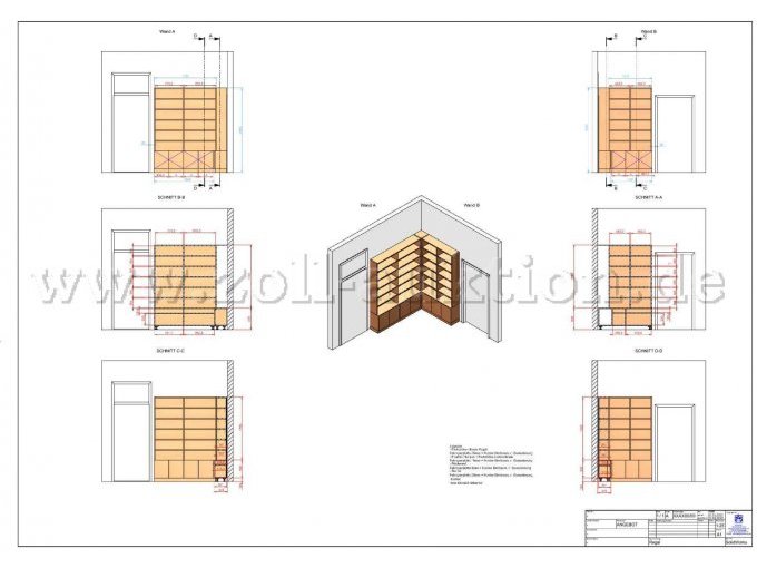 Darstellung Zeichnung Eckregel