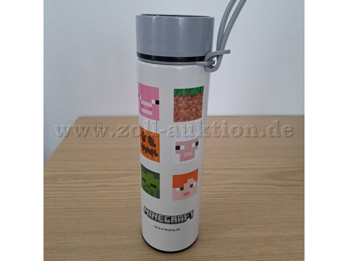 Edelstahl Trinkflasche mit Digital Thermometer 2