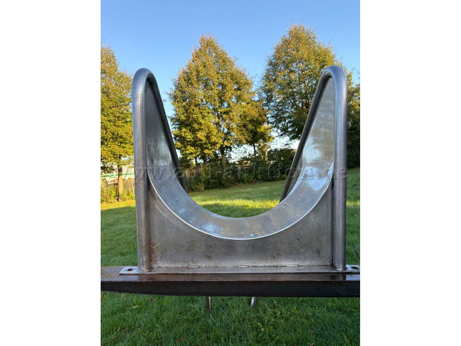 Ansicht einstieg der Rutsche