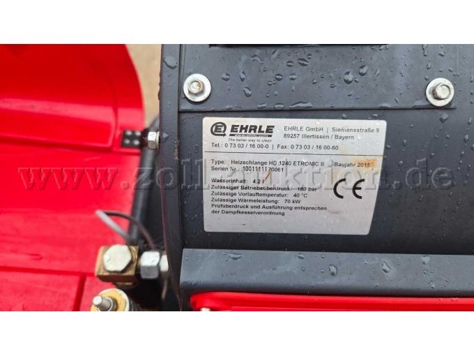 Typenschild Heizelement