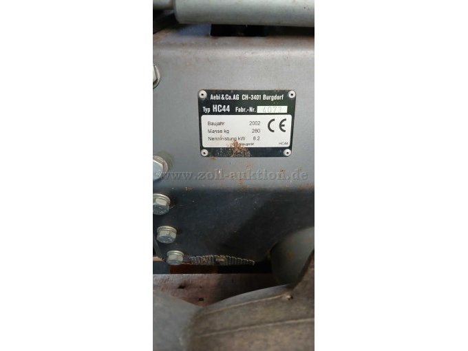 Typschild Böschungsmäher