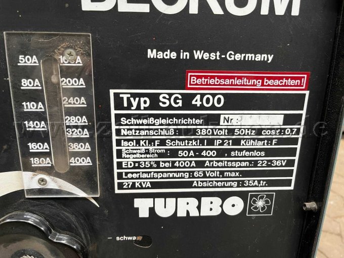 Detailansicht - Typenschild
