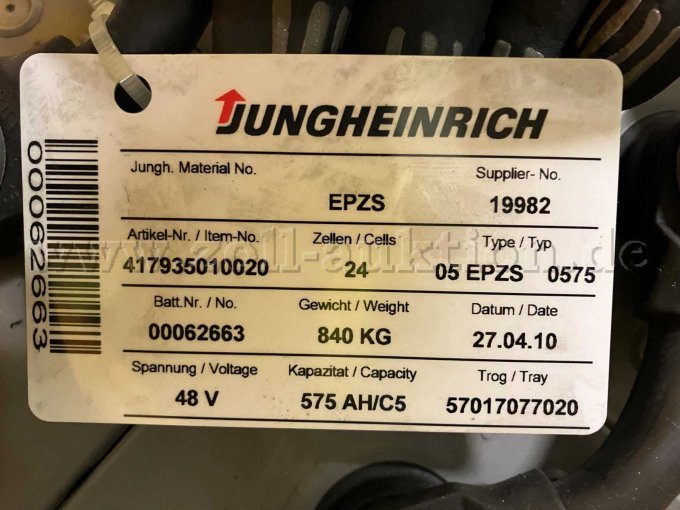Datenträger Batteriepaket