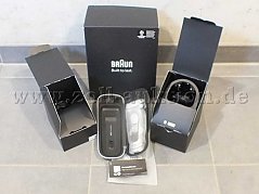 Gesamtansicht der Zollaktion Braun Rasierer Series 9 PRO+ mit Zubehör.
