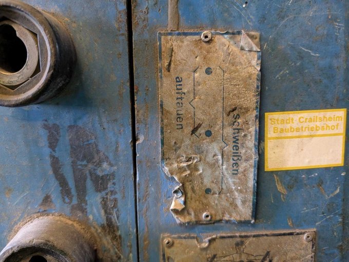 Schild schweißen / auftauen