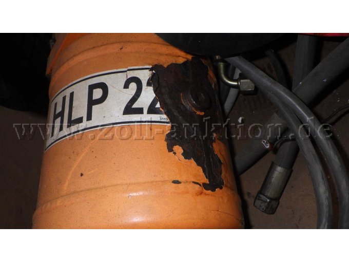 Rost an Hydrauliktank