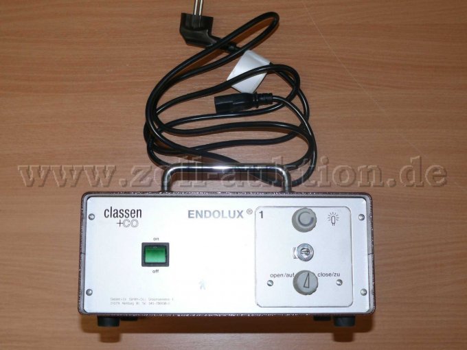 Blick auf die Kaltlichtquelle von vorn