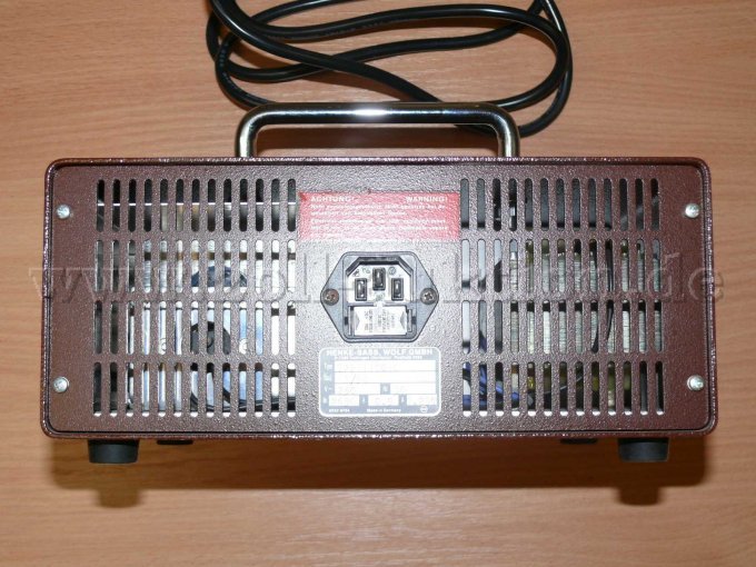 Blick auf die Kaltlichtquelle von hinten