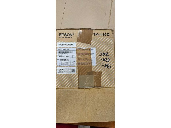 Verpackung mit Etikett