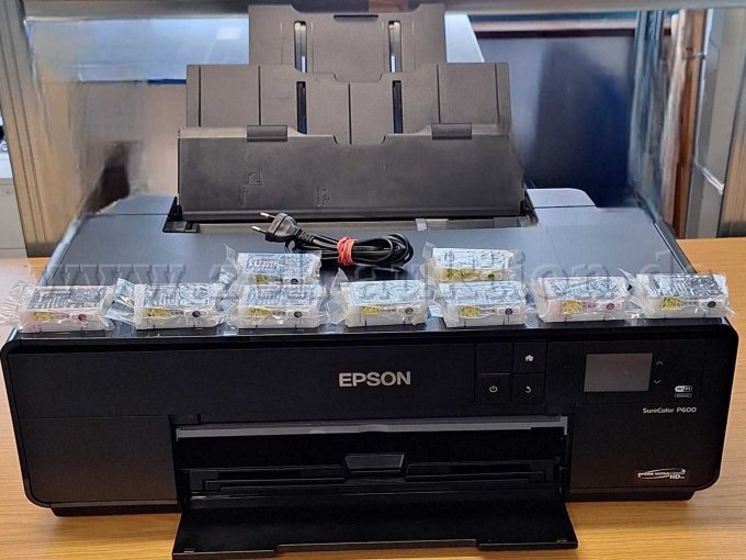 Epson Tintenstrahldrucker P600 mit zugehöriger Epson Tinte