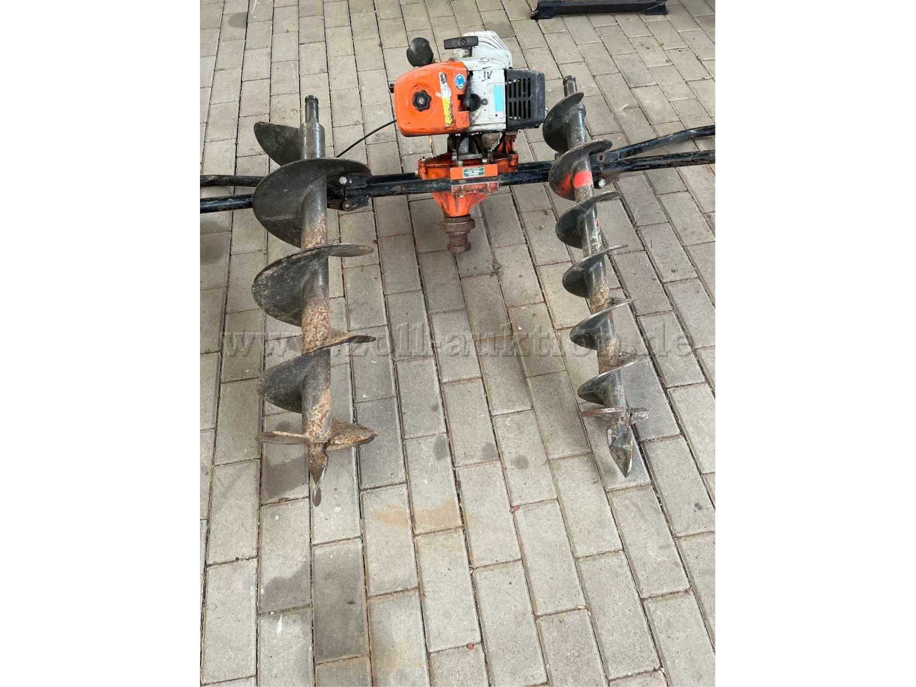 Gesamtansicht mit beiden Spindeln