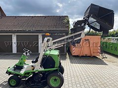 seitliche Ansicht ausgefahrener Korb