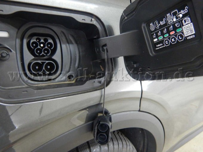 Ansicht Ladebuchse / Ladeklappe