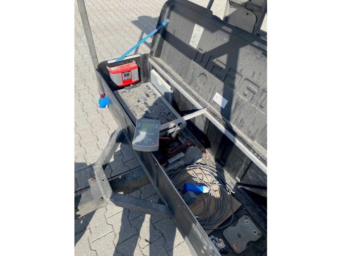 Fahrbare Absperrtafel Detailansicht