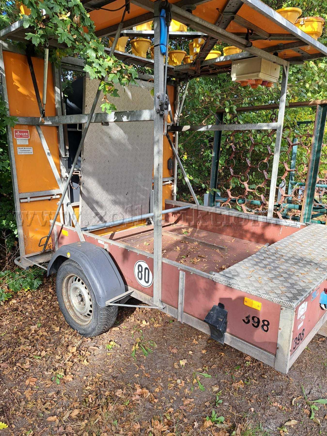 1 台可移动封锁标志牌 Nissen A2(控制电子装置故障)