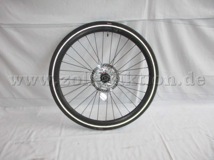 Ansicht Vorderrad mit Scheibenbremse, Vorderrad nicht montiert