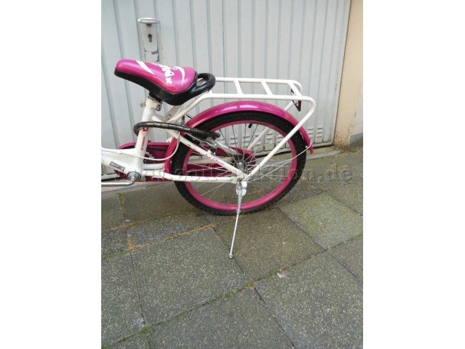 Hinterrad mit Gepäckträger