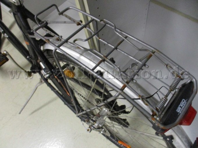 Rost am Gepäckträger