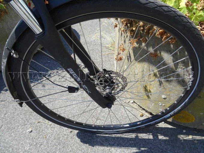 Kreidler Vitality ECD 8 schwarz - Teilansicht – Vorderrad