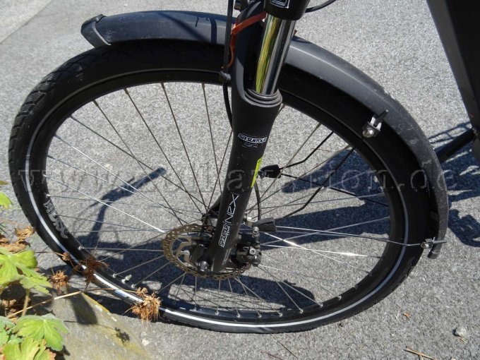 Kreidler Vitality ECD 8 schwarz - Teilansicht – Motor/Pedale