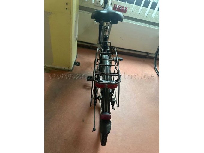 Das Fahrrad von hinten