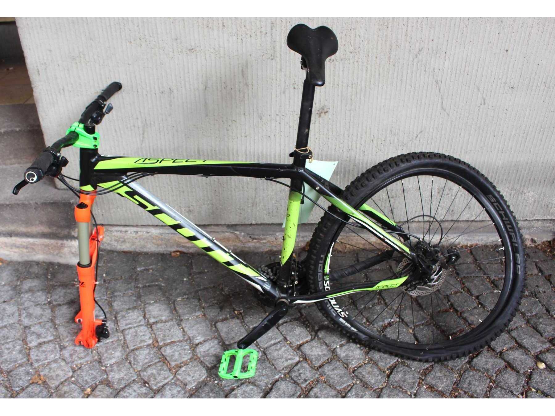 Ansicht Fahrradrahmen