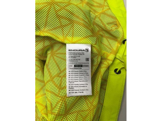 Jacke Endura: Etikett