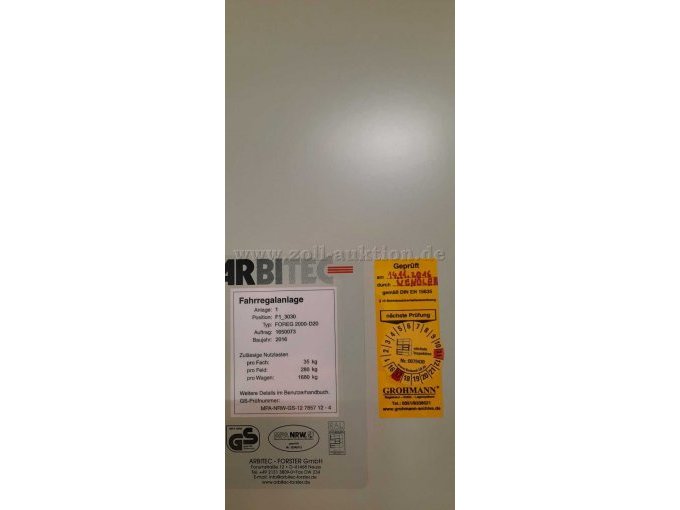 Beschriftung Fahrregelanlage 1