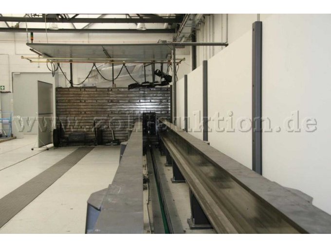 Ansciht Beschleunigungsstrecke für Prallschlitten auf Prallwand