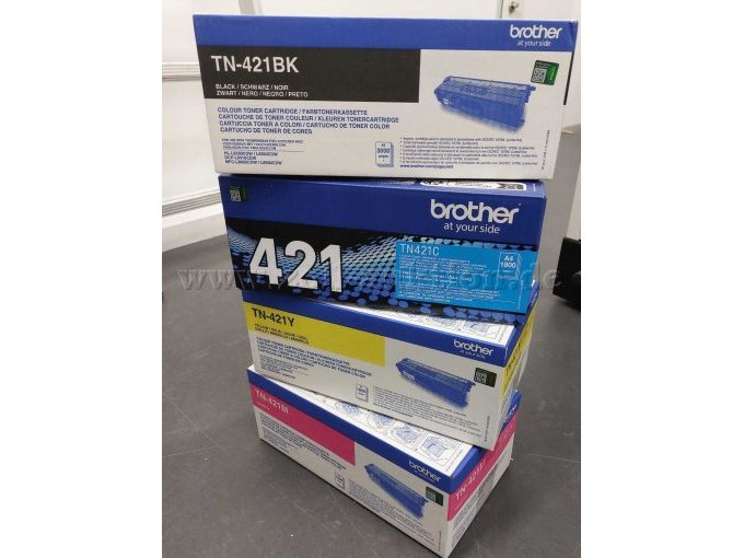 Toner Brother TN 421 Set
1x yellow, 1x magenta, 1x cyan, 1x black