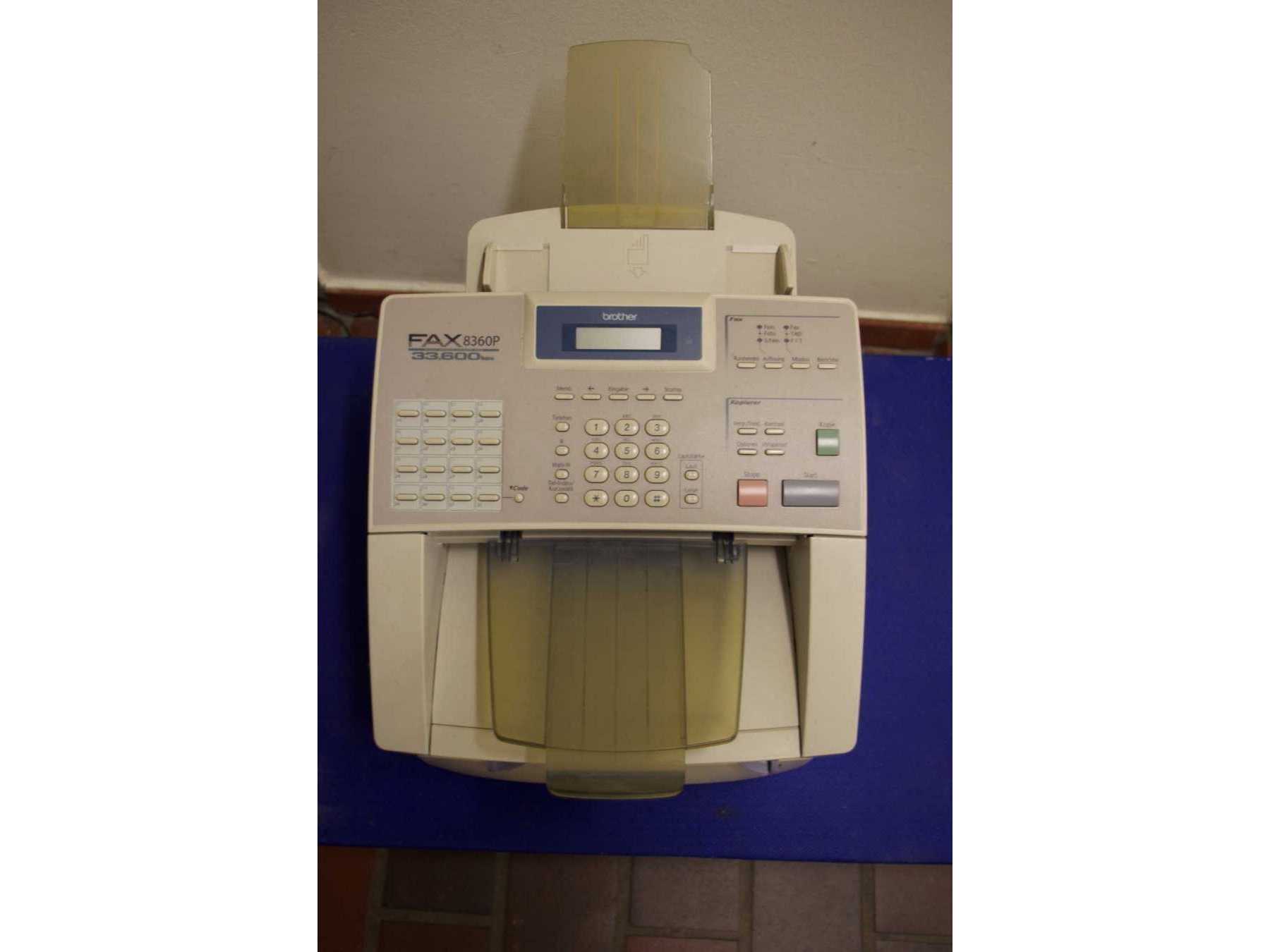 Faxgerät Vorderansicht