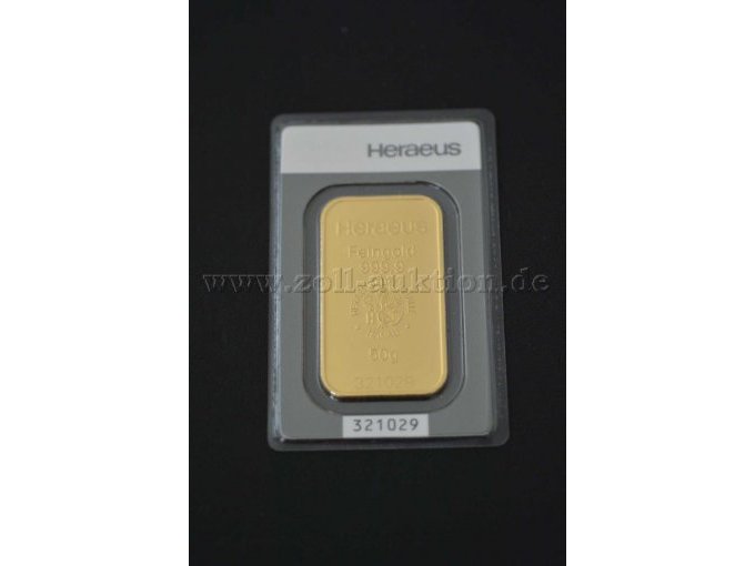 Goldbarren
Feingold 999,9/-
Vorderseite