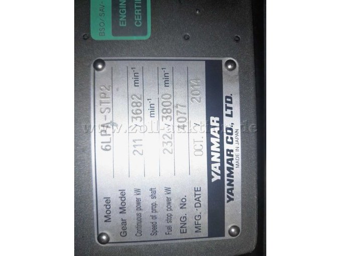 Yanmar Motor Plakette
