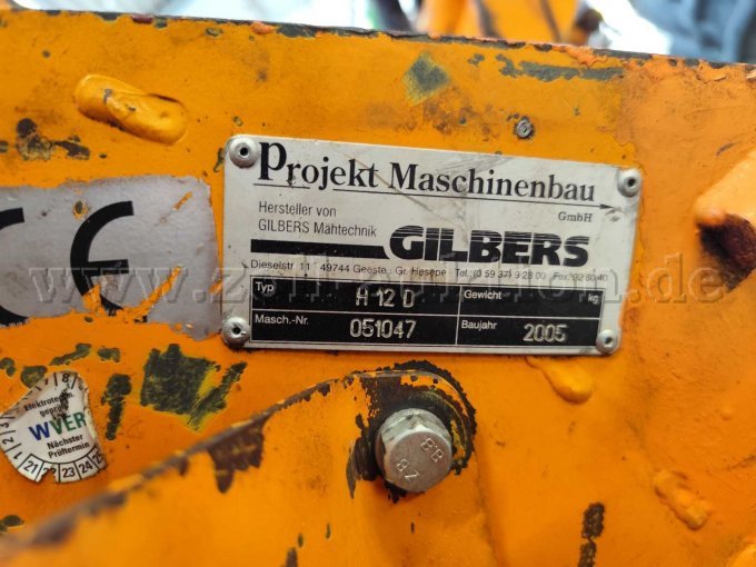 Typenschild Mähkopf