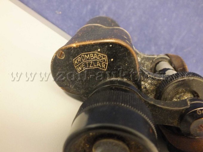 1 verrekijker "KROMBACH WETZLAR" PORROLUX 8x45 – foto 8 – kavel bij Zoll-Auktion, Paderborn