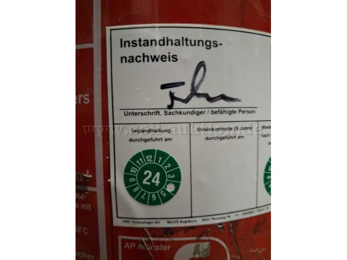 Instandhaltungsnachweis