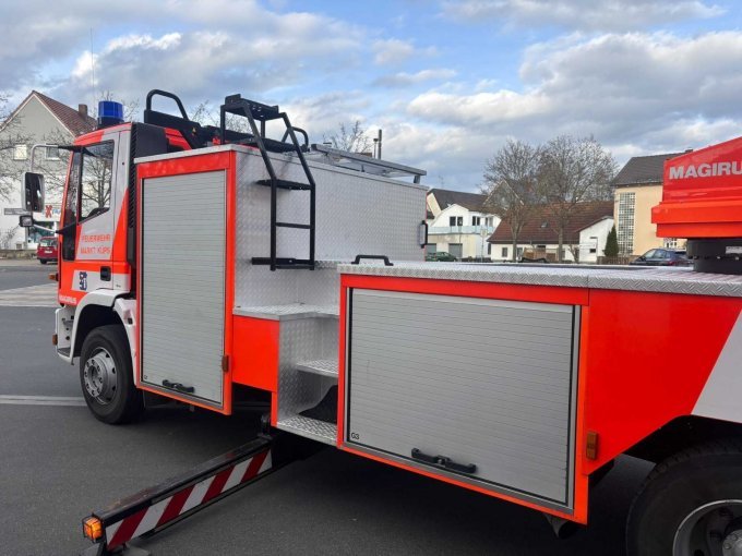 Aufstieg zum Bedienstand