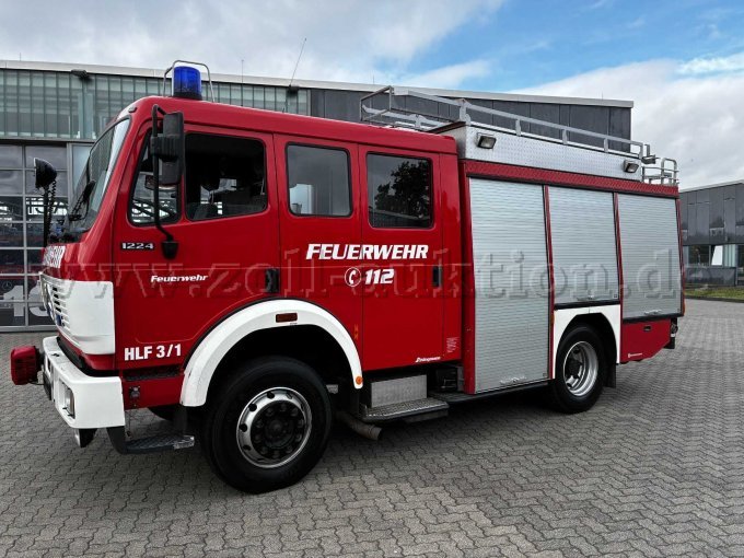 1 brandweer / blusvoertuig LF 16-12 / Mercedes-Benz 1224 AF / Schlingmann – foto 2 – kavel bij Zoll-Auktion, Kamp-Lintfort
