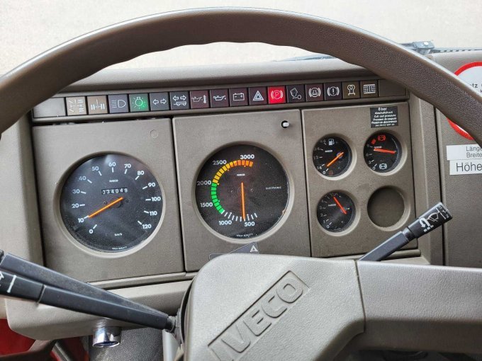 Ansicht Lenkrad, Fahrzeuganzeige