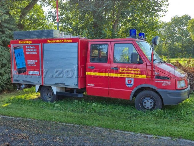 1 Feuerwehrfahrzeug Iveco Turbo Daily 49-10 (TSF-W) – foto 2 – kavel bij Zoll-Auktion, Westoverledingen
