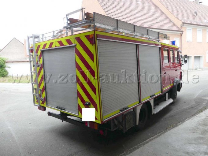 1 brandweerwagen LF 8 (Mercedes-Benz 814 F / Ziegler) – foto 2 – kavel bij Zoll-Auktion, Graben